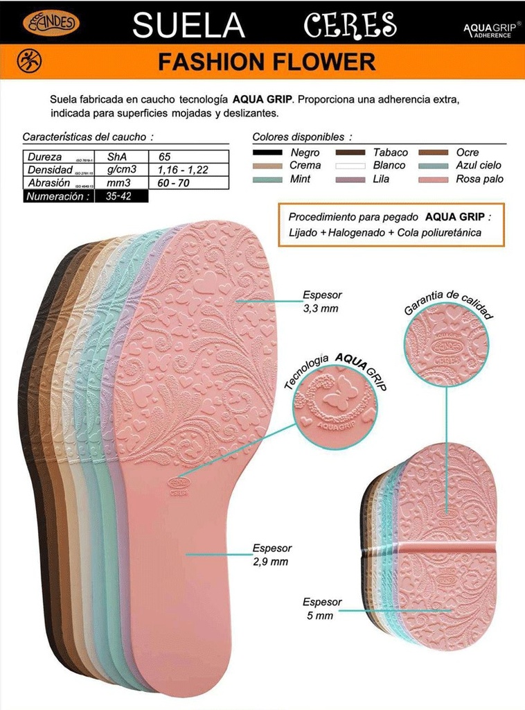 ANDES PISO CERES AQUAGRIP