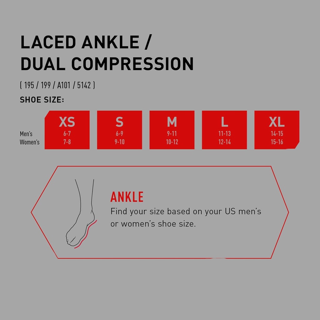 MCDAVID ANKLE BRACE / LACE-UP W/STAYS