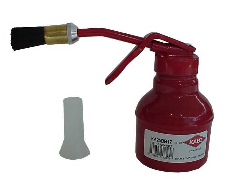 PISTOLA ROJA KABI CON BROCHA Y PROTECTOR