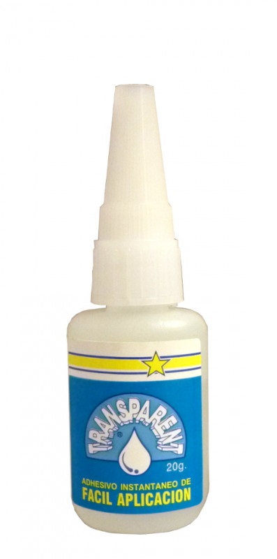 TRANSPARENT PEGAMENTO CIANOACRILATO