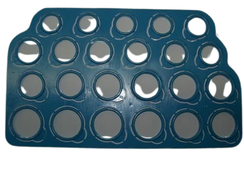 MEDIDOR DE ATRAS DE ANILLO PLASTICO AZUL