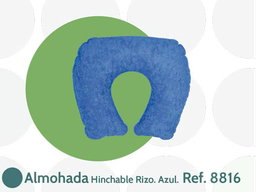 [8816] ORTOTEX ALMOHADA HINCHABLE RIZO AZUL