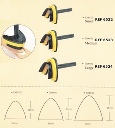 TROQUEL GOLPE PUNTERA CINTURON AMARILLO &quot;V&quot;