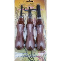 [9195] TANDY SET HERRAMIENTAS ACANA+MATACAN+ACANALADOR U