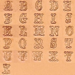 [4124] TANDY ALFABETO 8140 1/2 PULGADA (1,3CM)